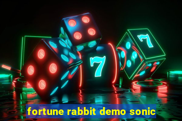 fortune rabbit demo sonic